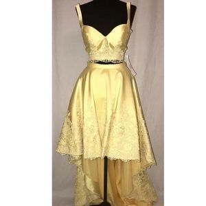 prom dress with train